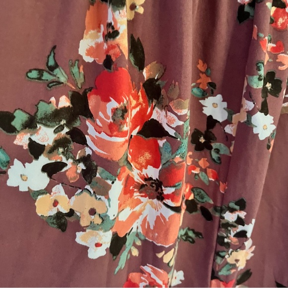 CENY Floral Print Smocked Mini Dress -NWOT - Picture 10 of 12